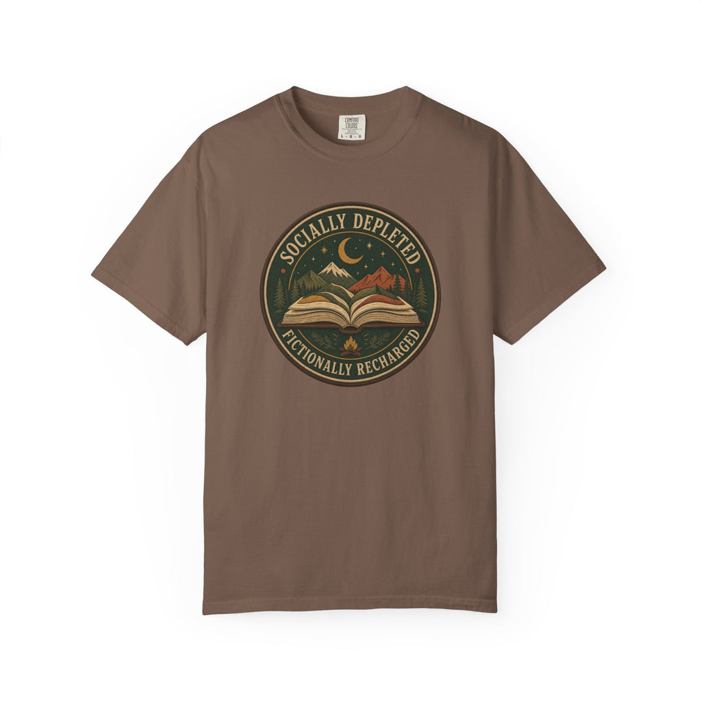 Socially Depleted, Fictionally Recharged T-Shirt