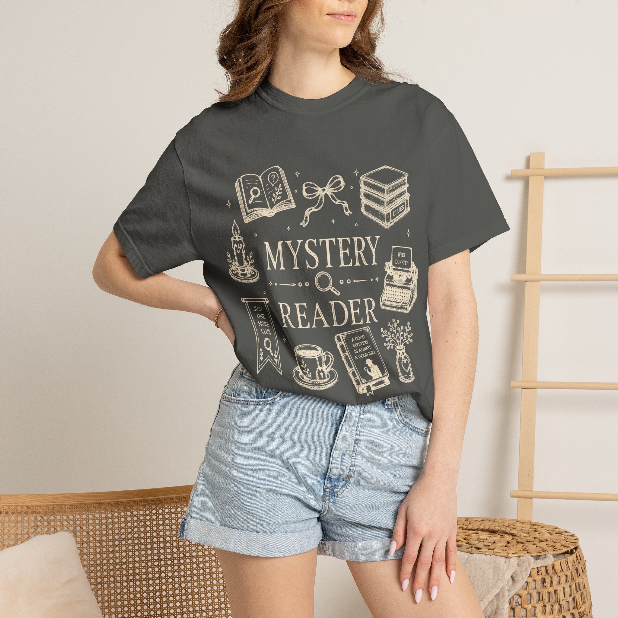 Mystery Reader Collage T-Shirt