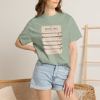 Book Girl Bracelet Card T-Shirt