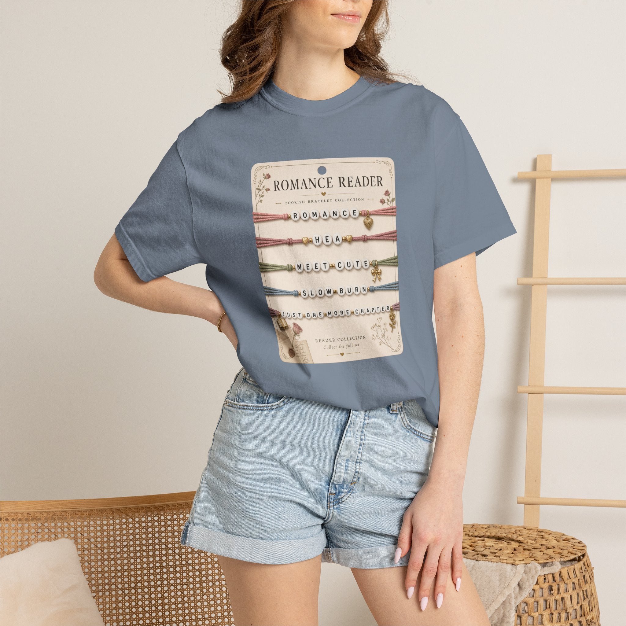 Romance Reader Bracelet Card T-Shirt