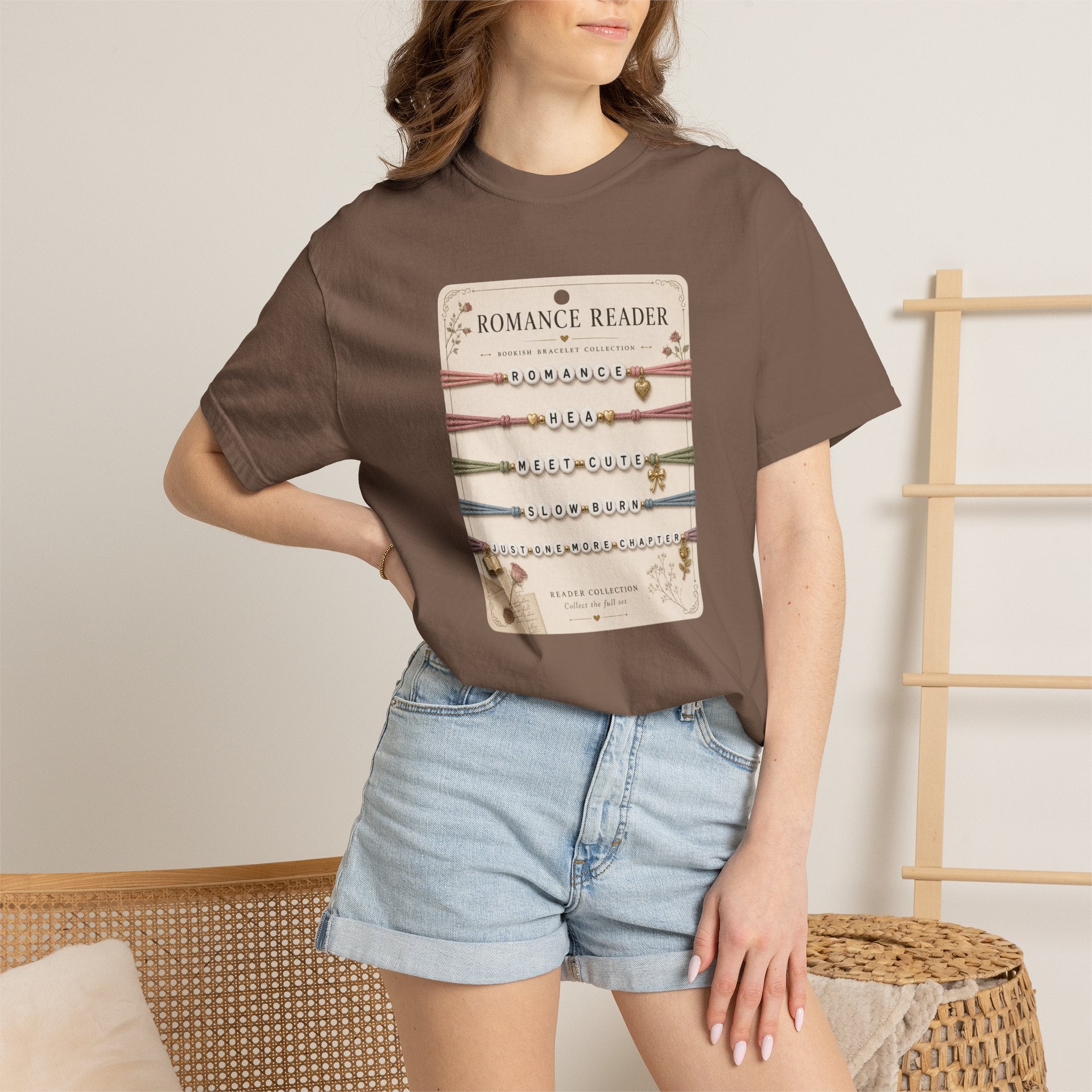 Romance Reader Bracelet Card T-Shirt