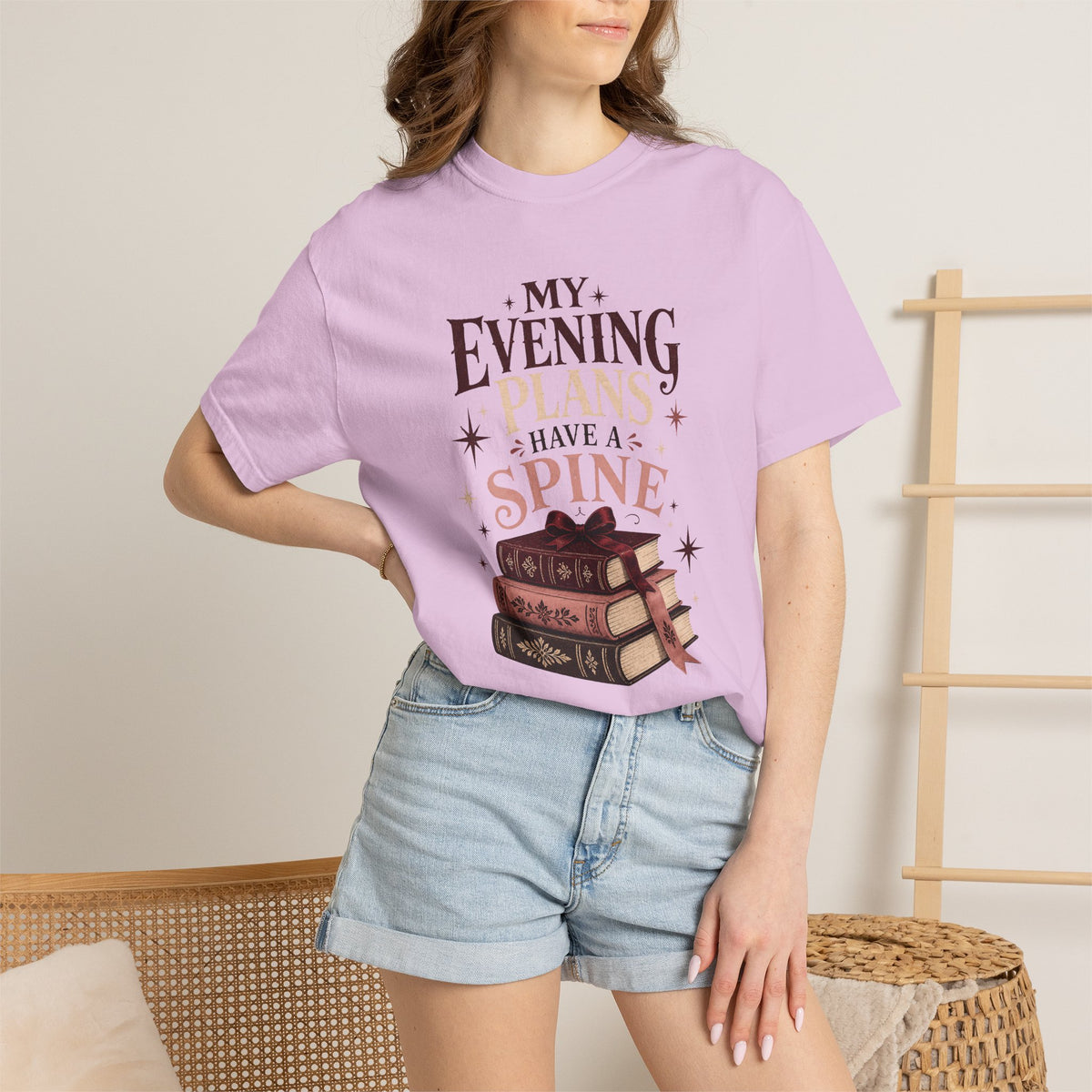 My Evening Plans Have a Spine T-Shirt
