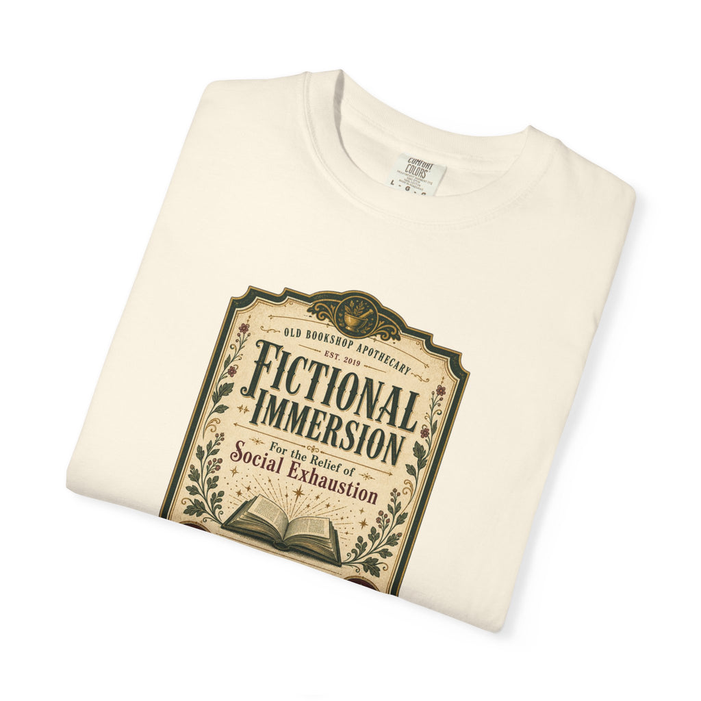Fictional Immersion Apothecary Label T-Shirt