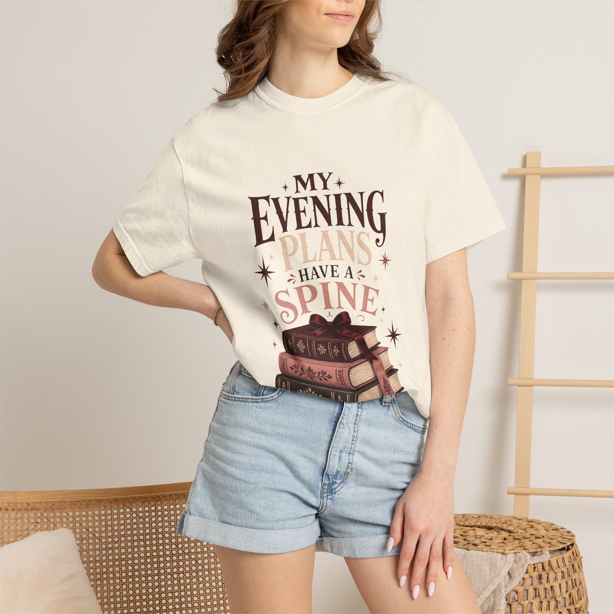 My Evening Plans Have a Spine T-Shirt