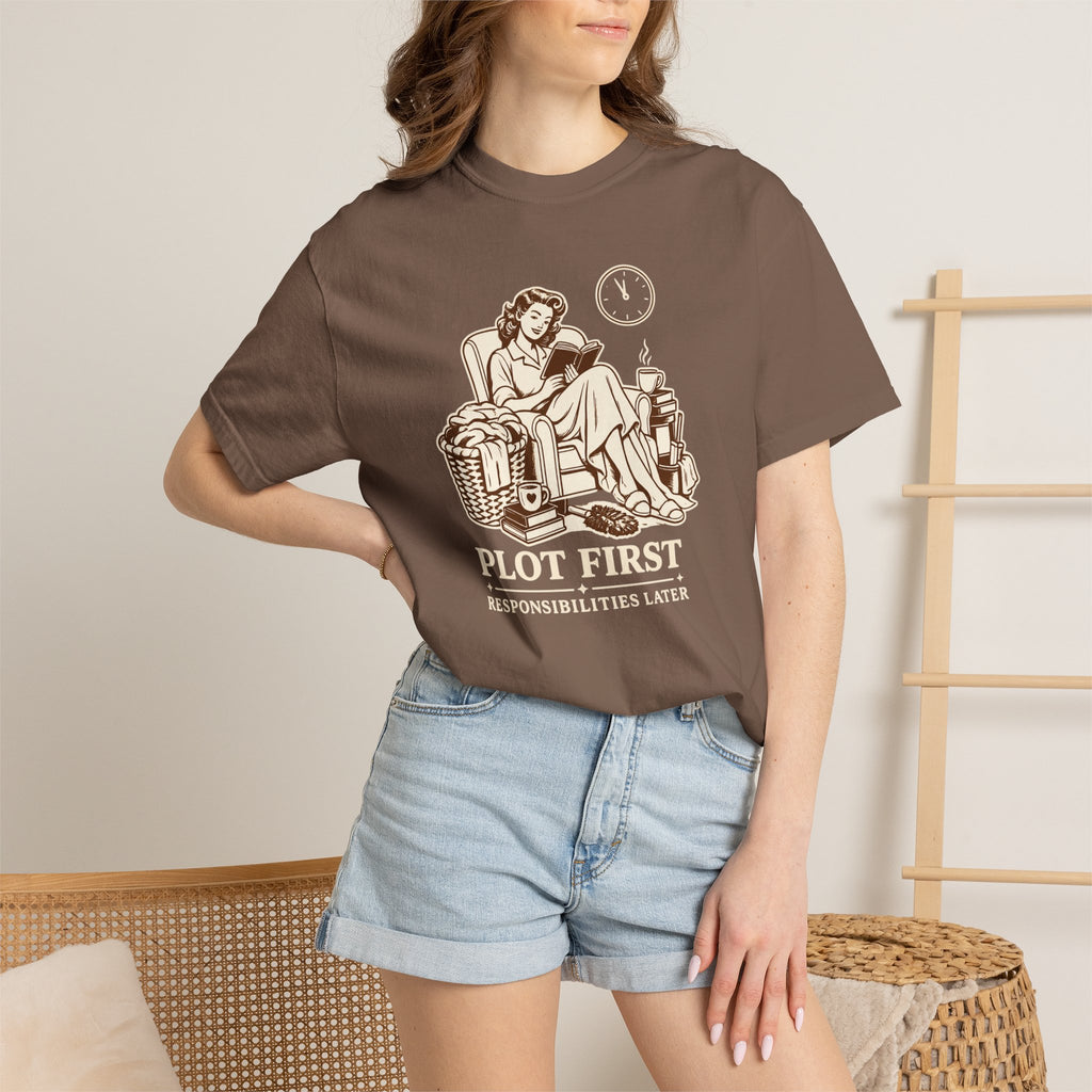 Plot First, Responsibilities Later T-Shirt