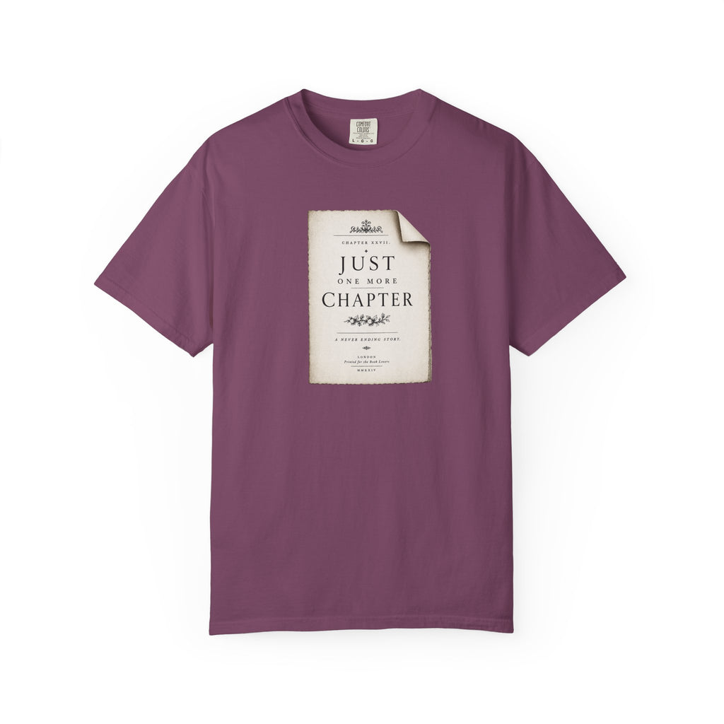 Jut One More Chapter Manuscript T-Shirt