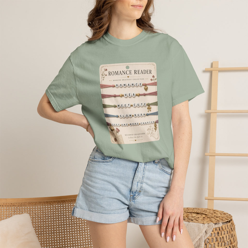 Romance Reader Bracelet Card T-Shirt