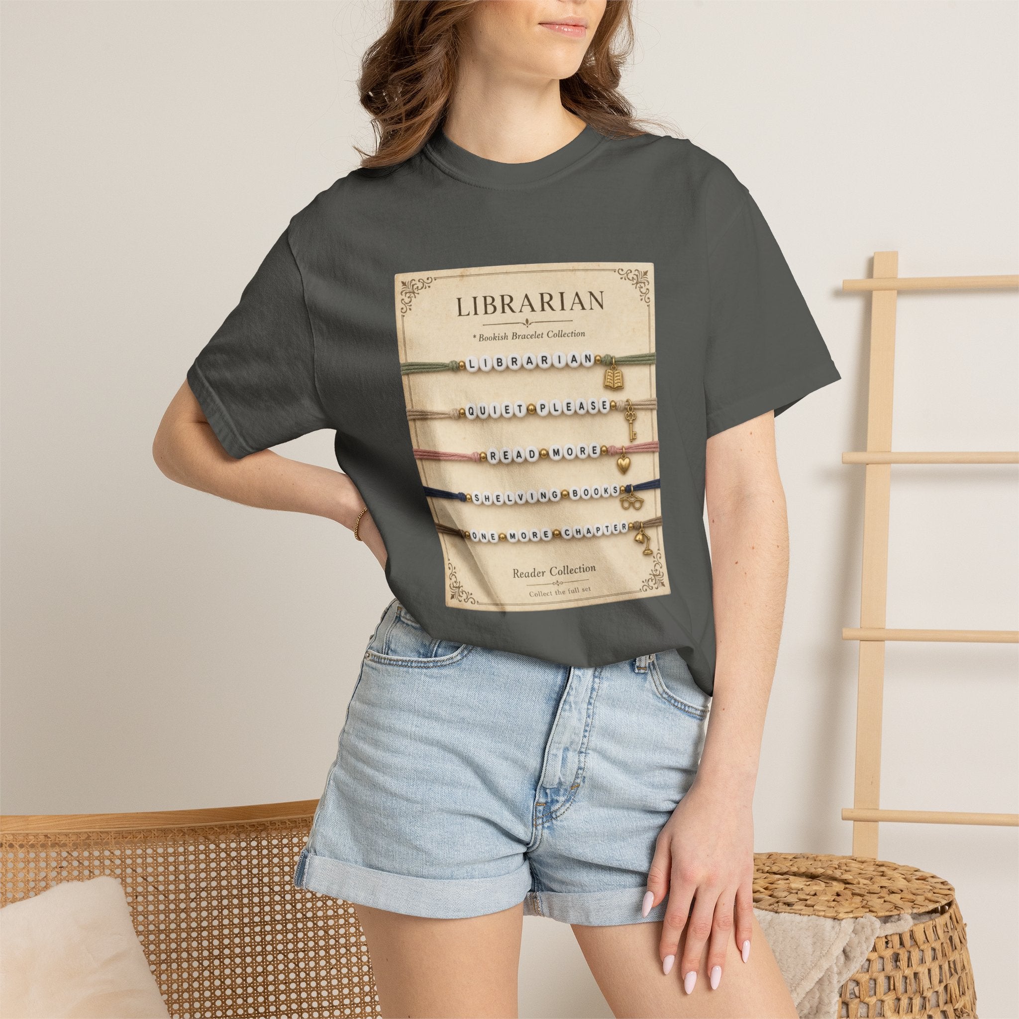 Librarian Bracelet Card T-Shirt