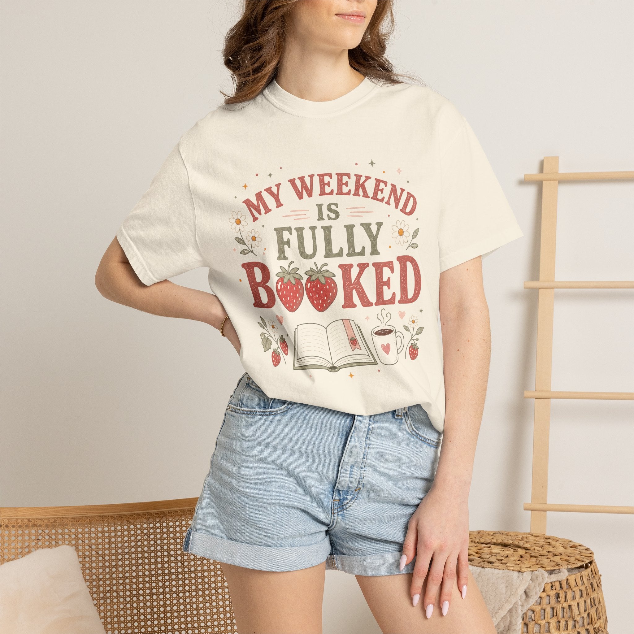 My Weekend Is Fully Booked Strawberries T-Shirt