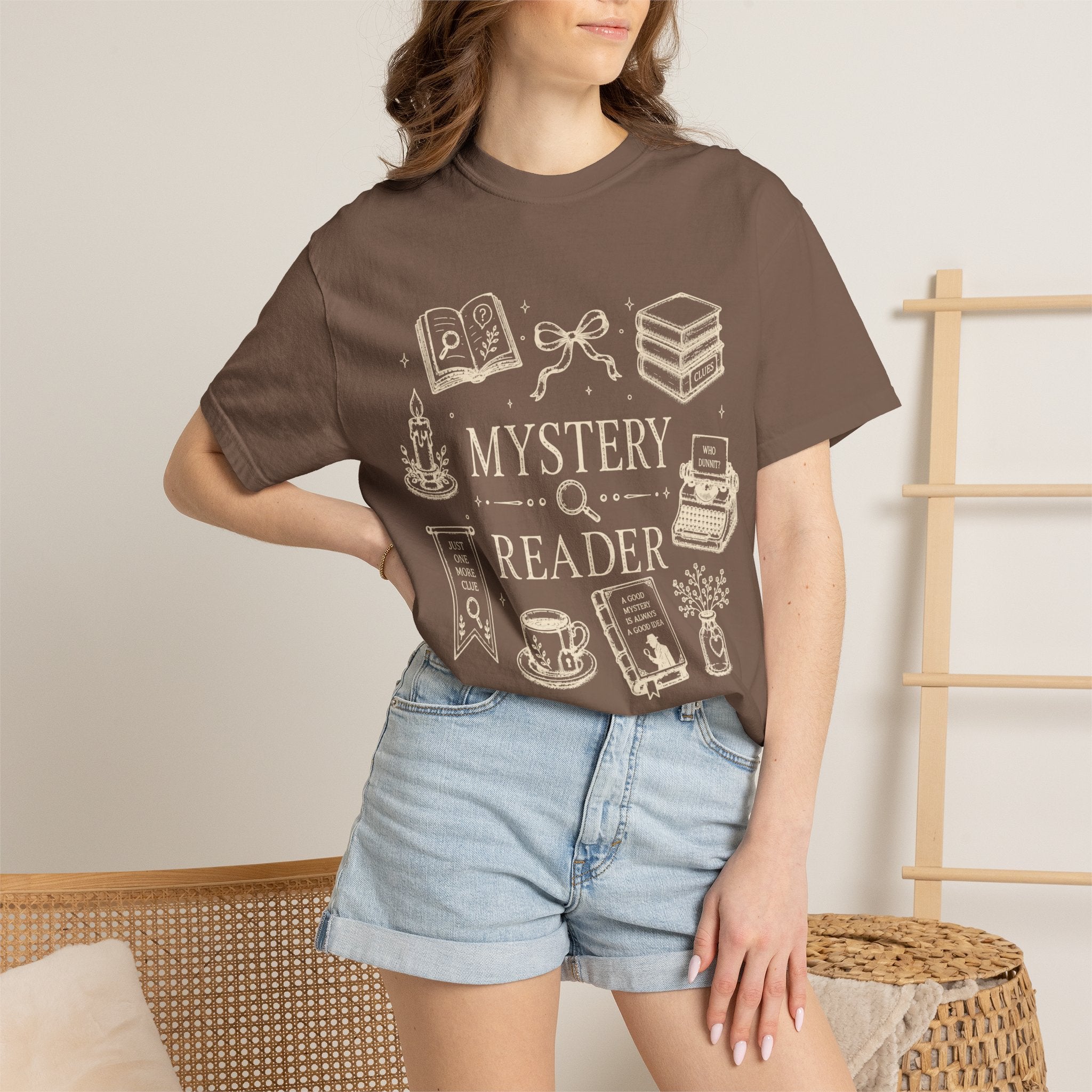 Mystery Reader Collage T-Shirt