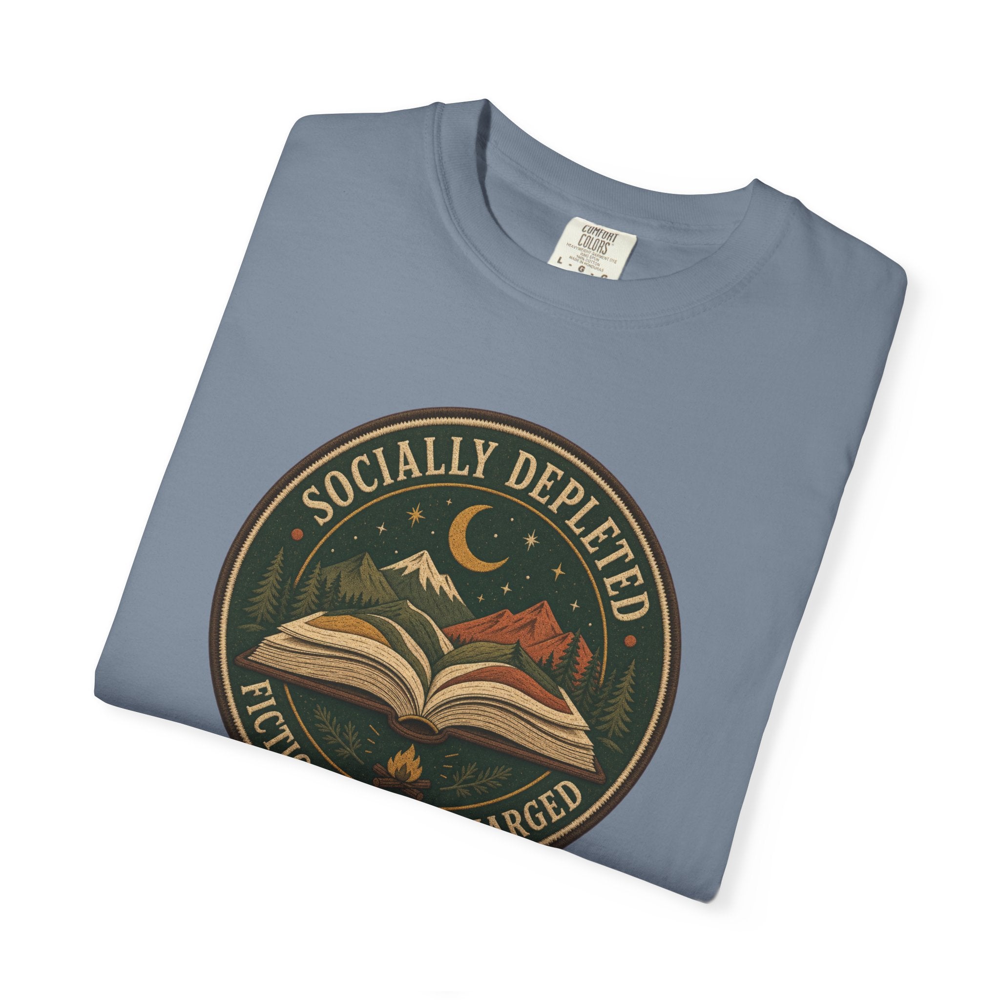 Socially Depleted, Fictionally Recharged T-Shirt