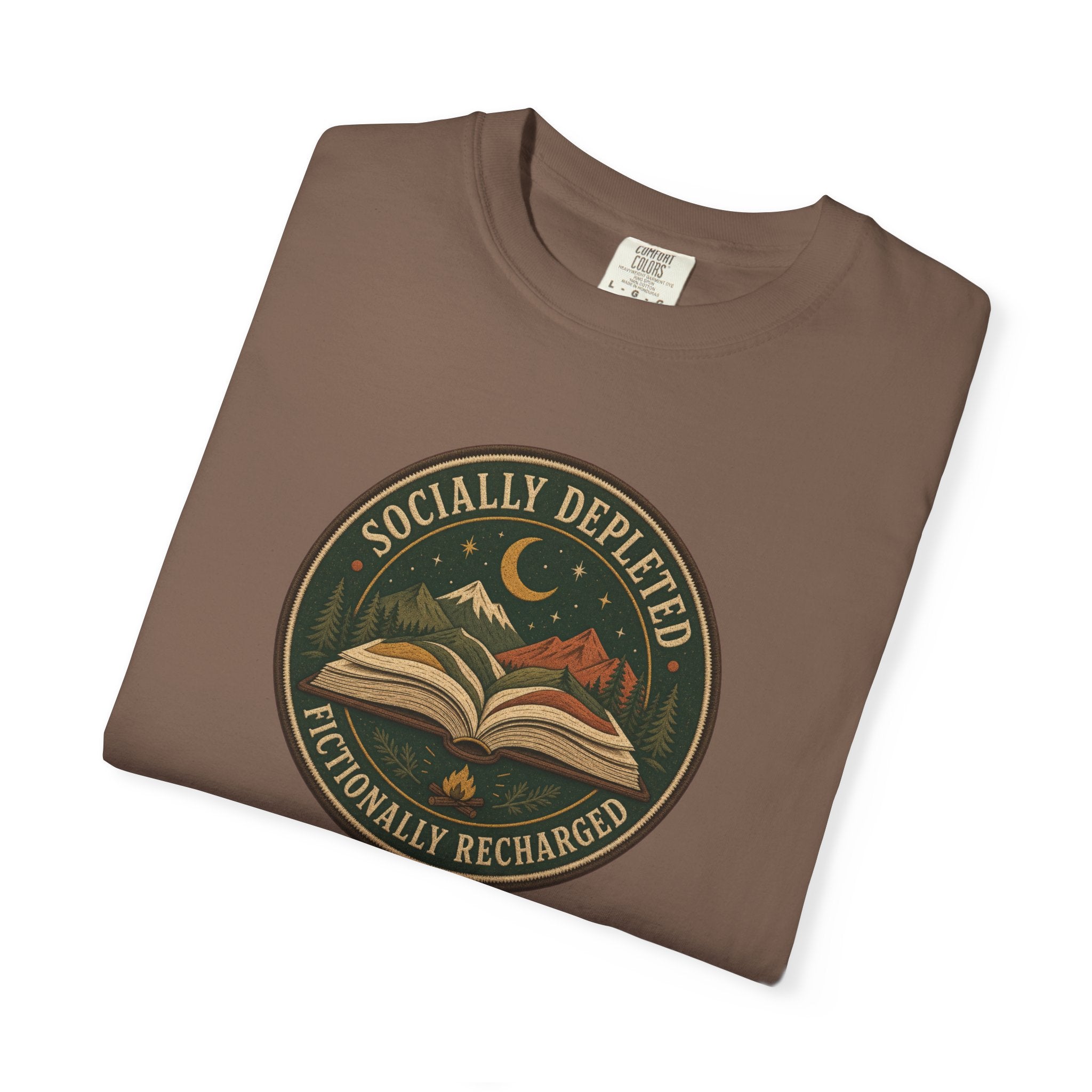 Socially Depleted, Fictionally Recharged T-Shirt