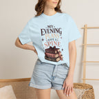 My Evening Plans Have a Spine T-Shirt