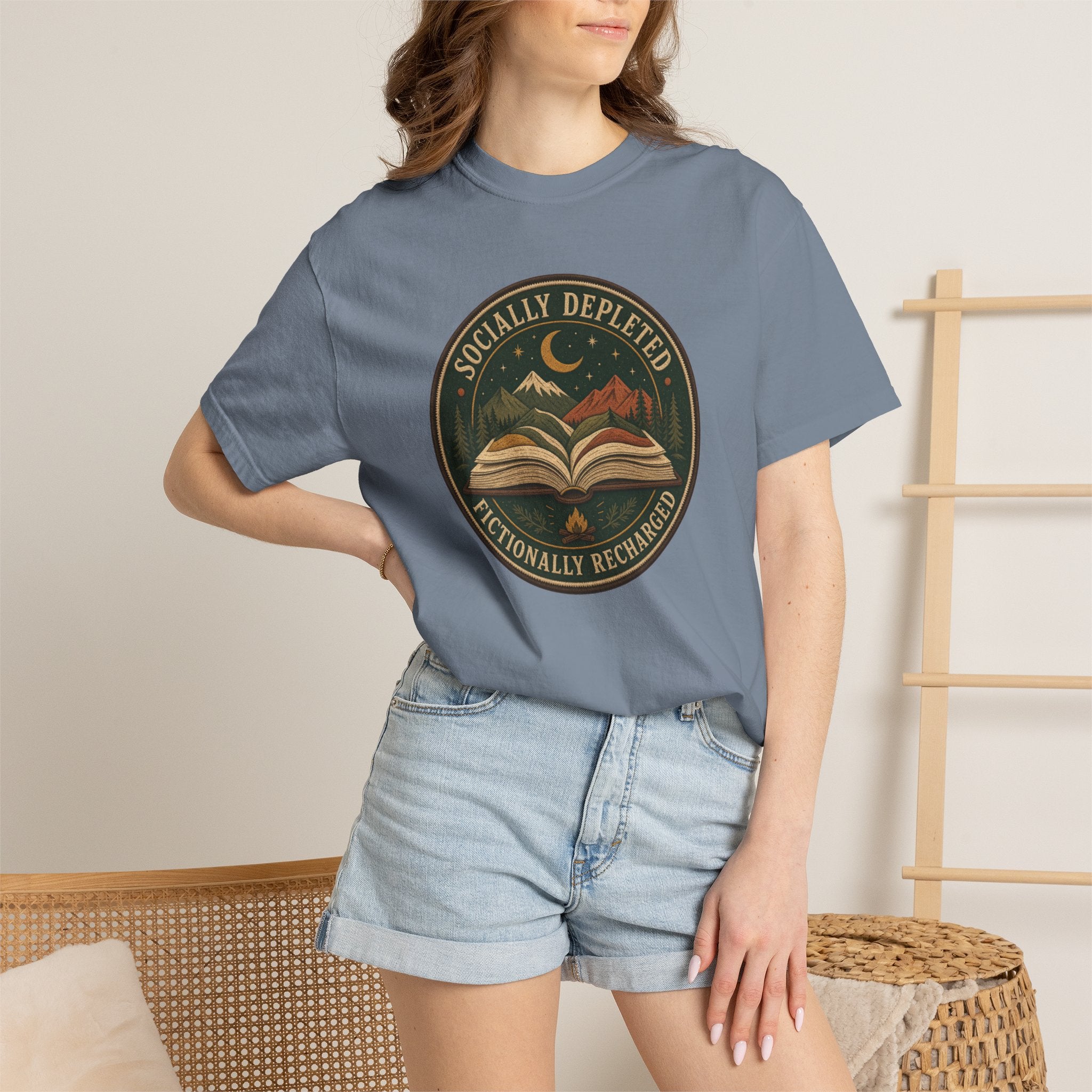 Socially Depleted, Fictionally Recharged T-Shirt