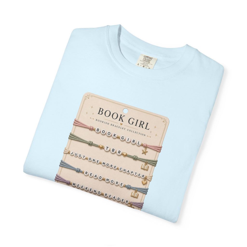 Book Girl Bracelet Card T-Shirt