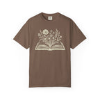 Flowers And Book T-Shirt