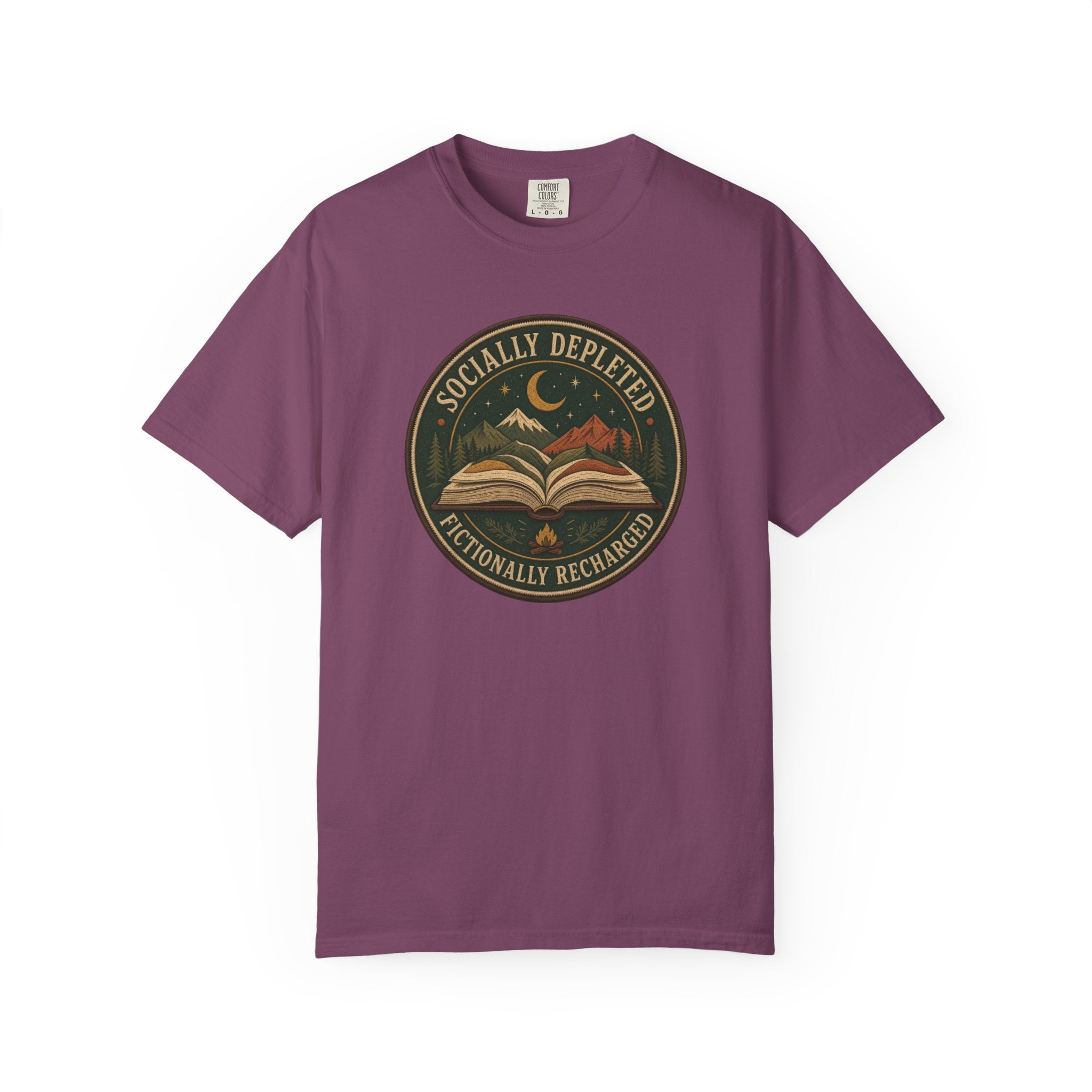 Socially Depleted, Fictionally Recharged T-Shirt