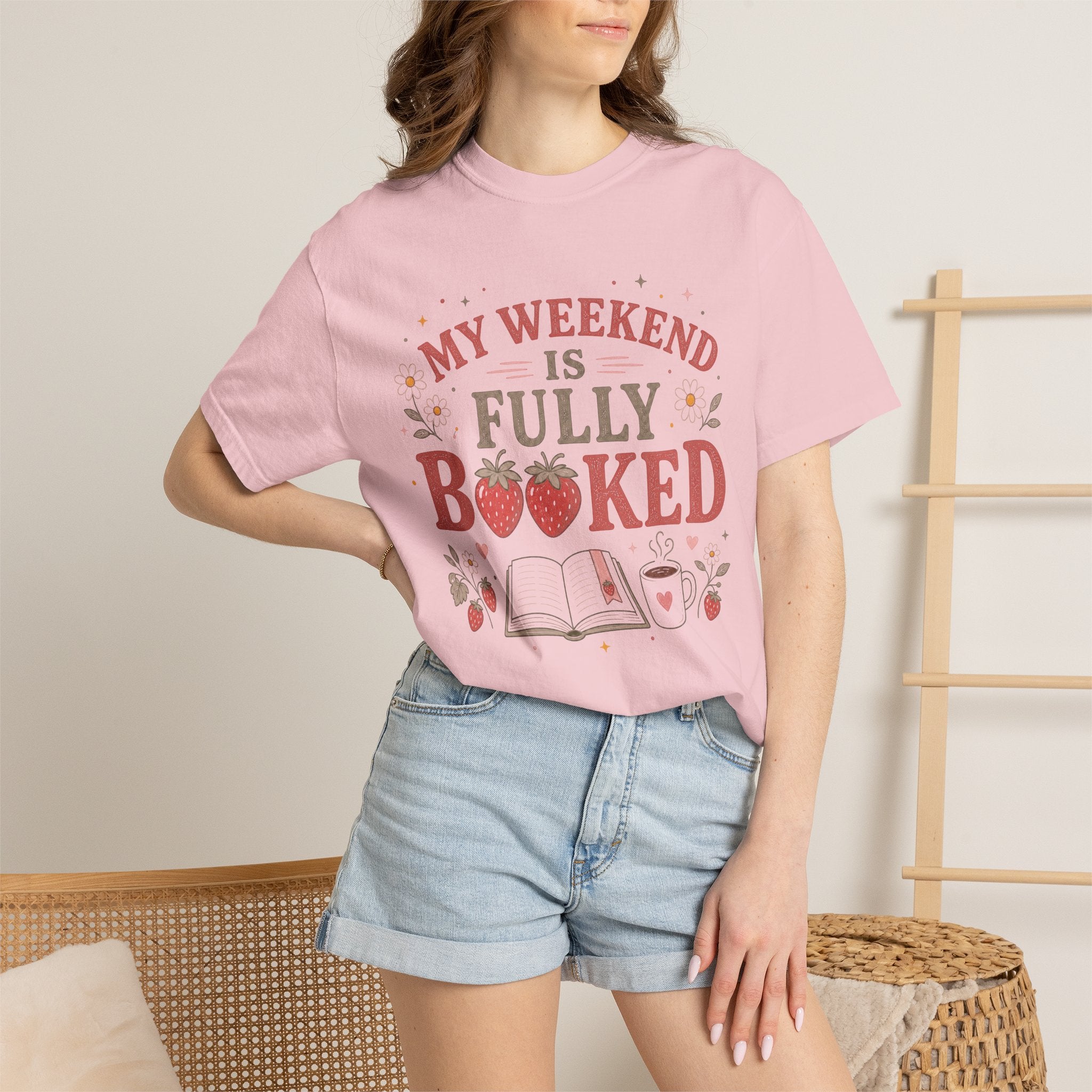 My Weekend Is Fully Booked Strawberries T-Shirt