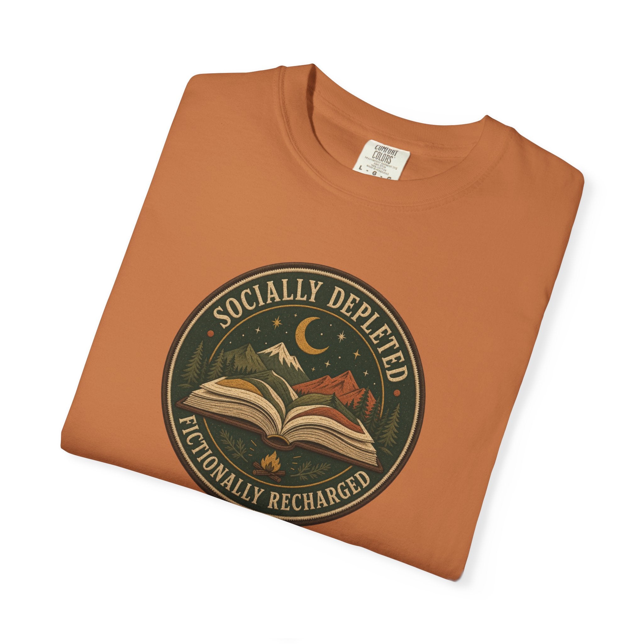 Socially Depleted, Fictionally Recharged T-Shirt