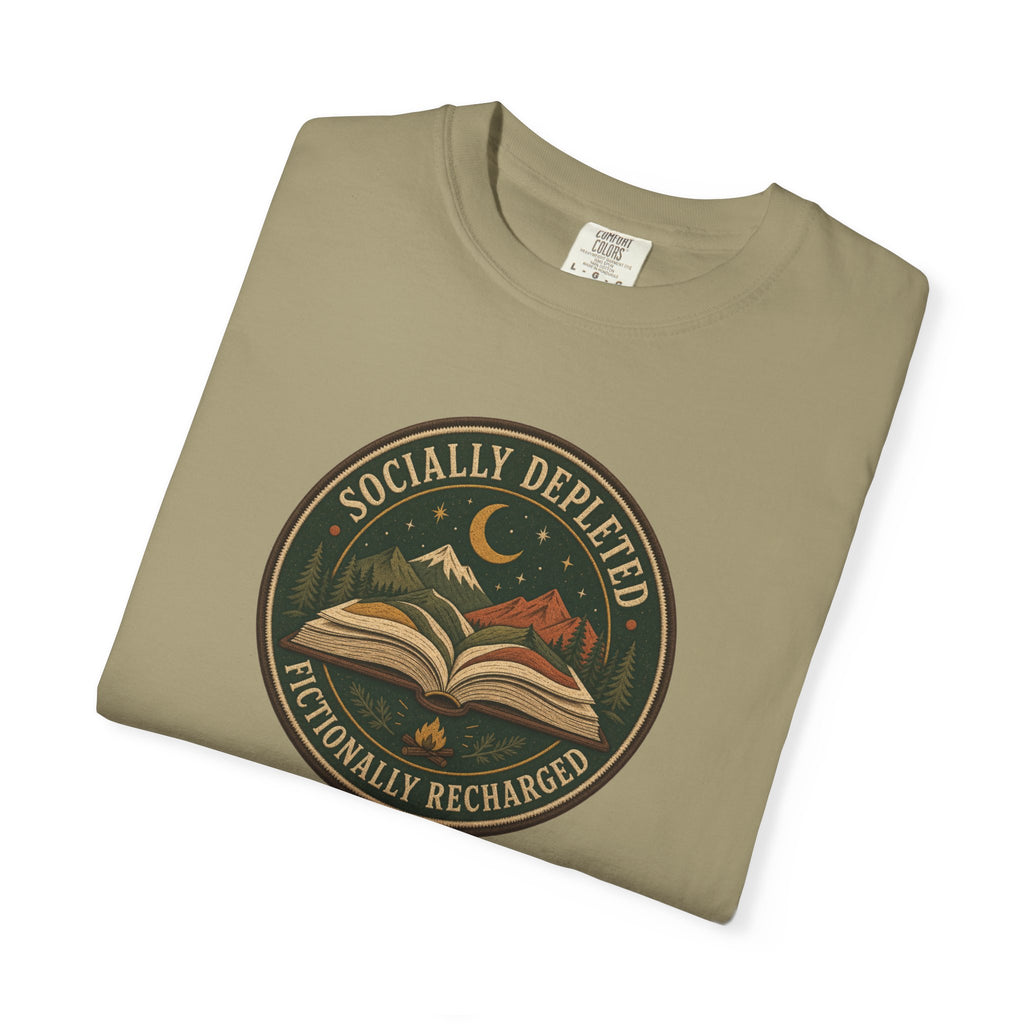 Socially Depleted, Fictionally Recharged T-Shirt