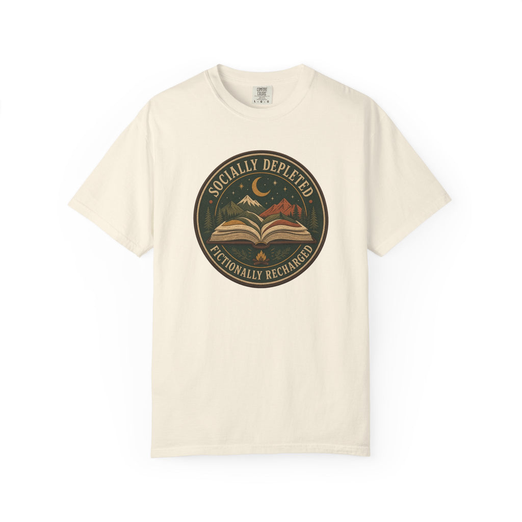 Socially Depleted, Fictionally Recharged T-Shirt