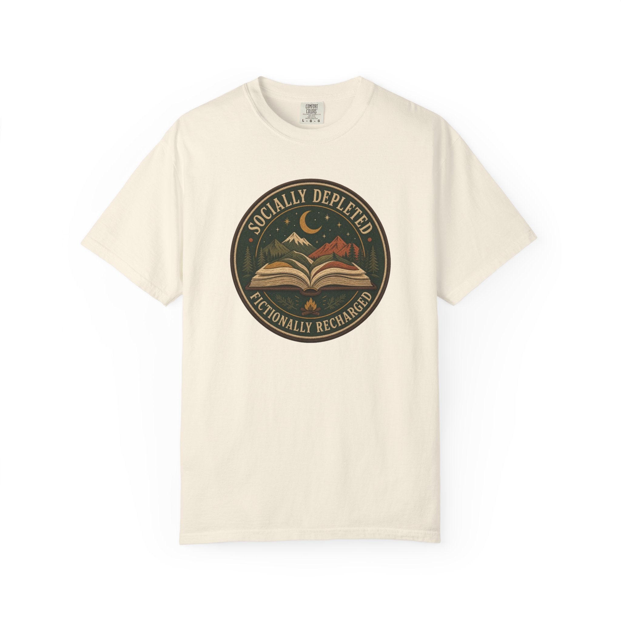Socially Depleted, Fictionally Recharged T-Shirt