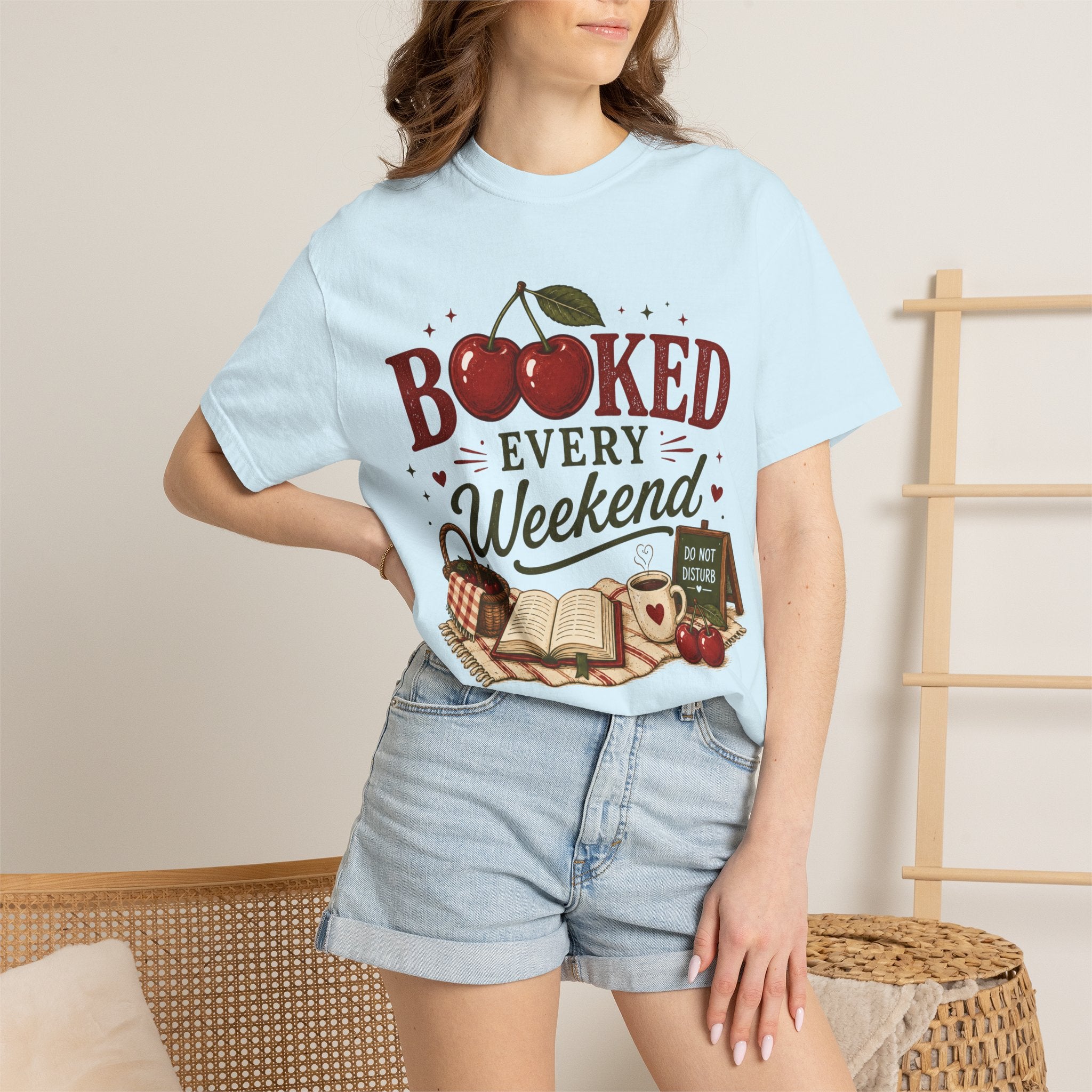Booked Every Weekend Cherries T-Shirt