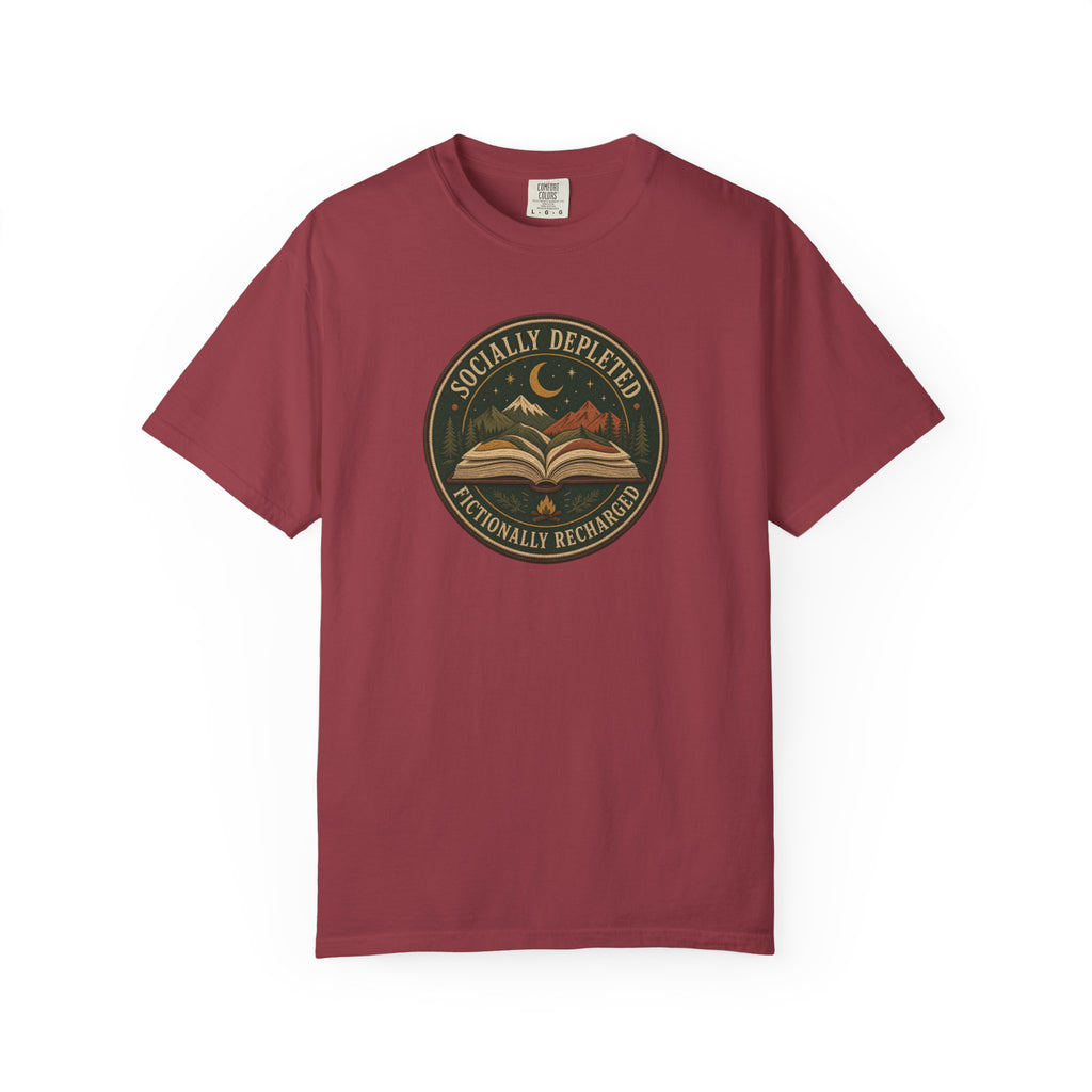 Socially Depleted, Fictionally Recharged T-Shirt