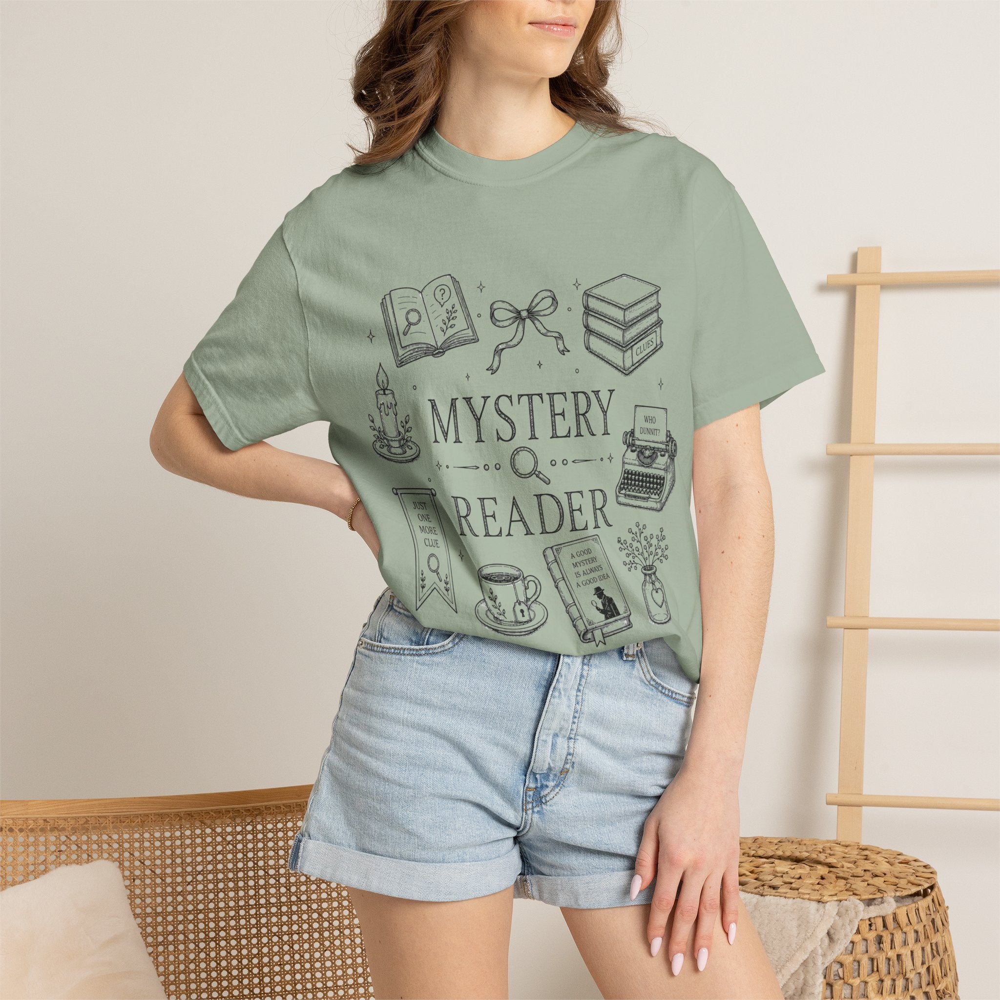 Mystery Reader Collage T-Shirt