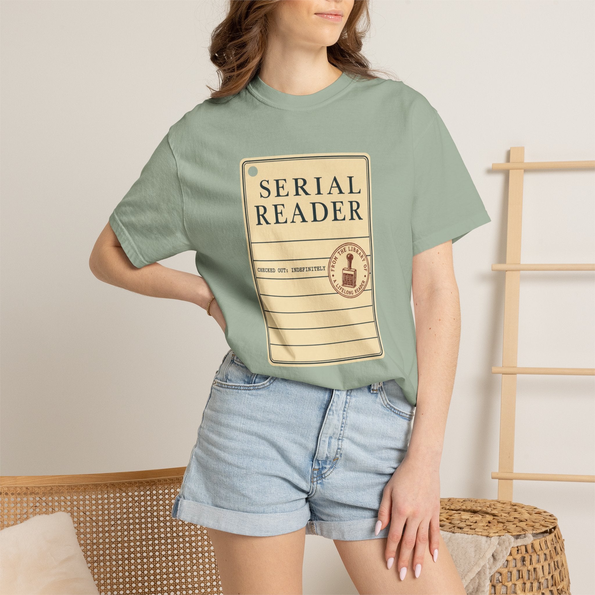 Serial Reader Library Card T-Shirt