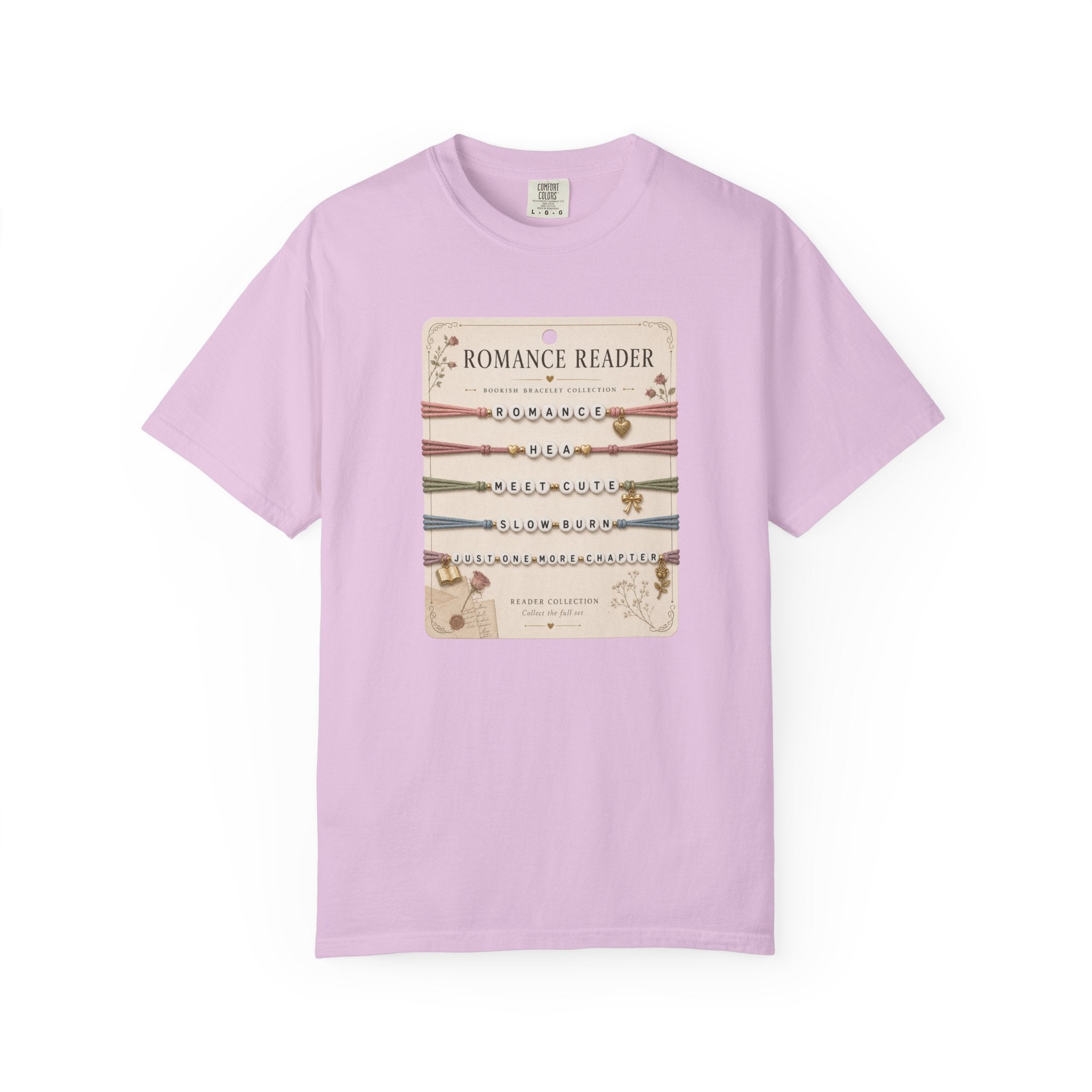 Romance Reader Bracelet Card T-Shirt