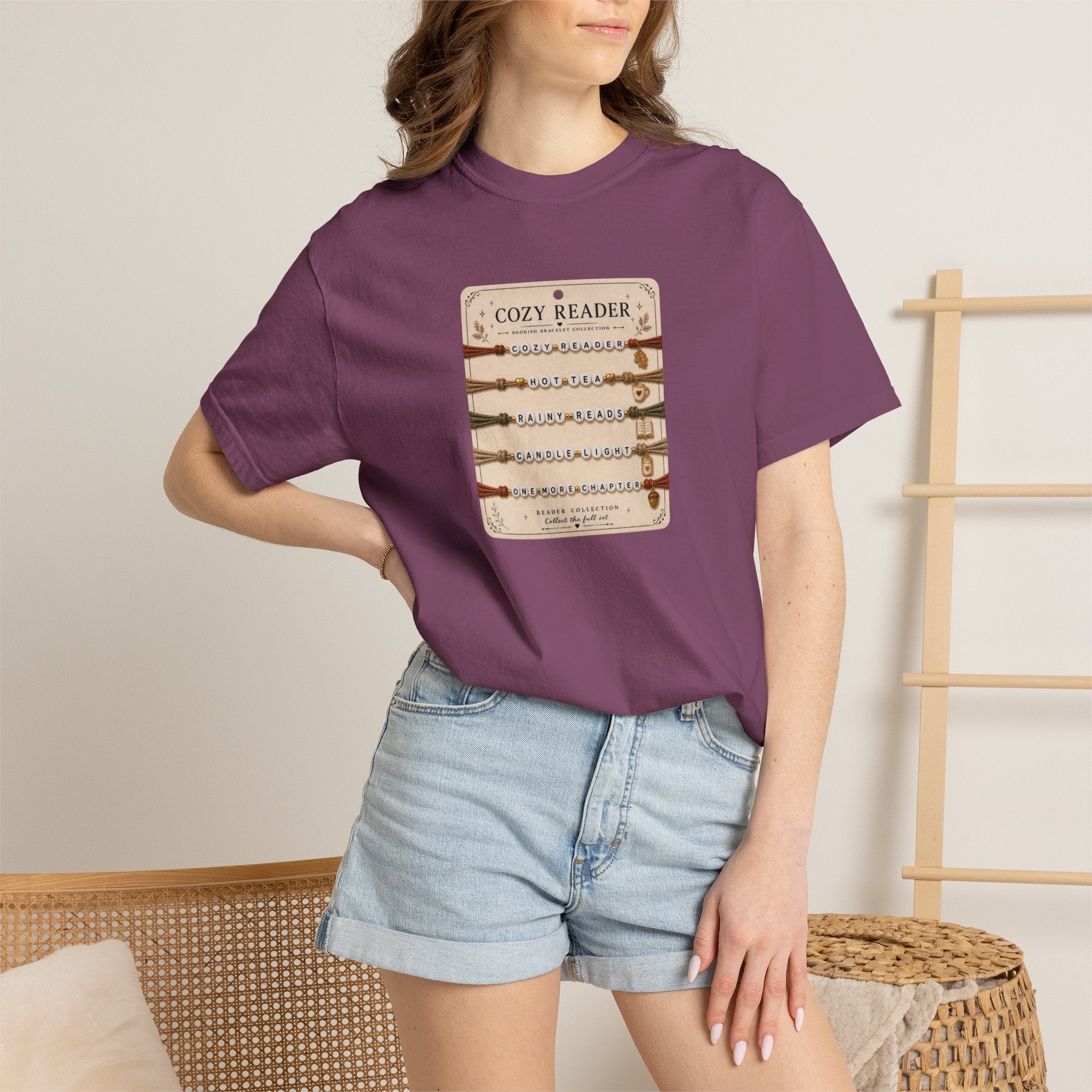 Cozy Reader Bracelet Card T-Shirt