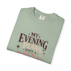My Evening Plans Have a Spine T-Shirt