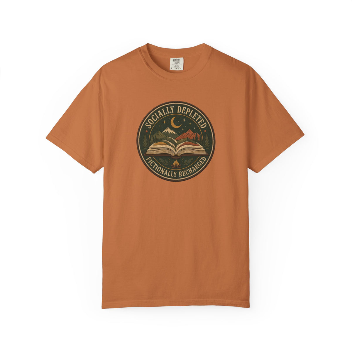 Socially Depleted, Fictionally Recharged T-Shirt