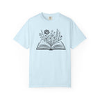 Flowers And Book T-Shirt