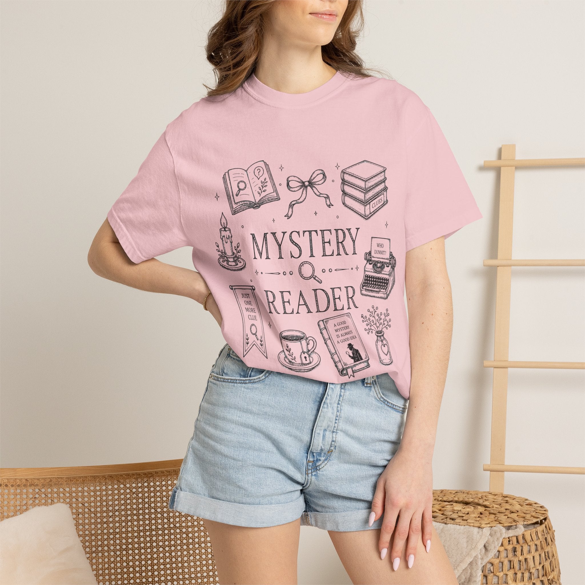 Mystery Reader Collage T-Shirt