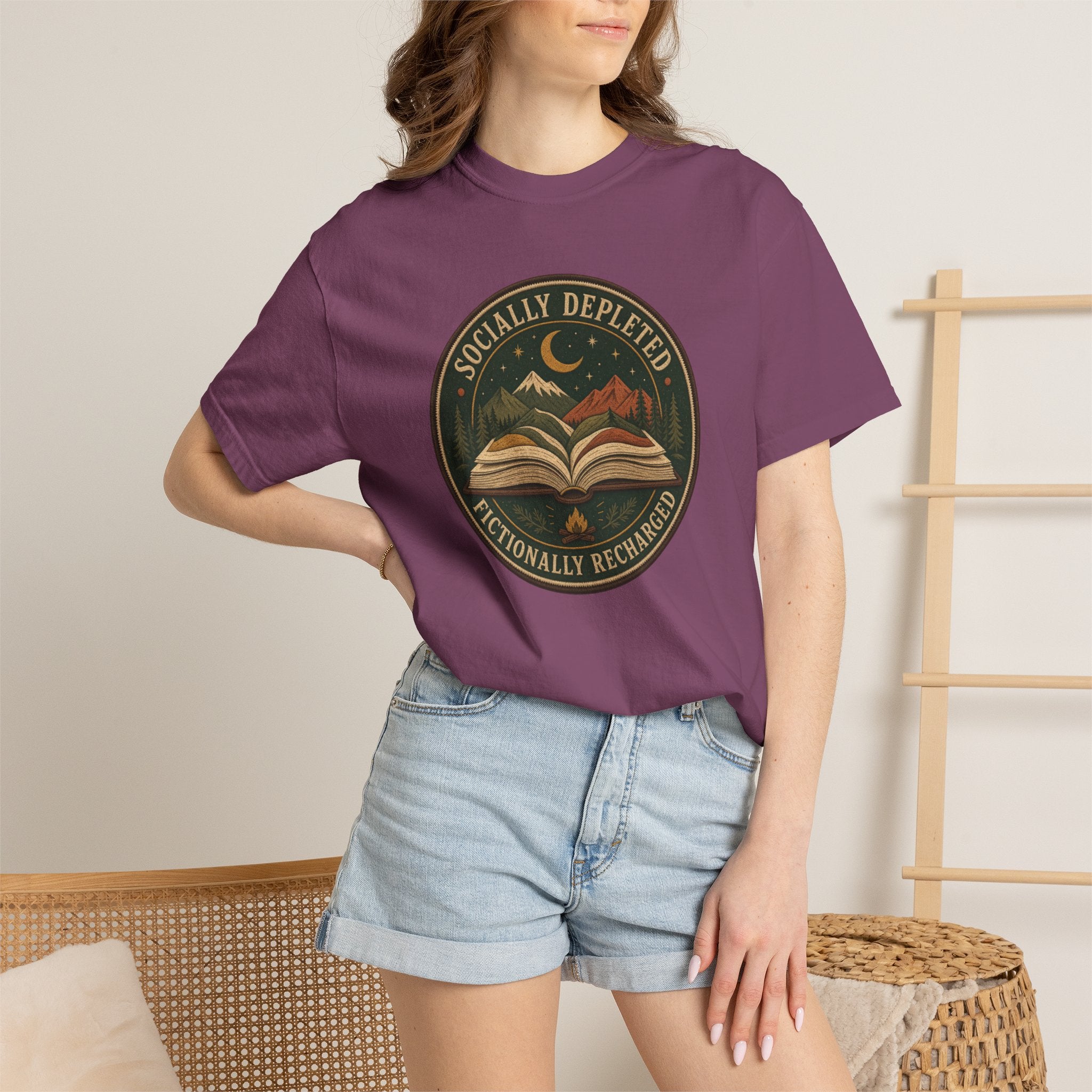 Socially Depleted, Fictionally Recharged T-Shirt