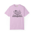 Flowers And Book T-Shirt