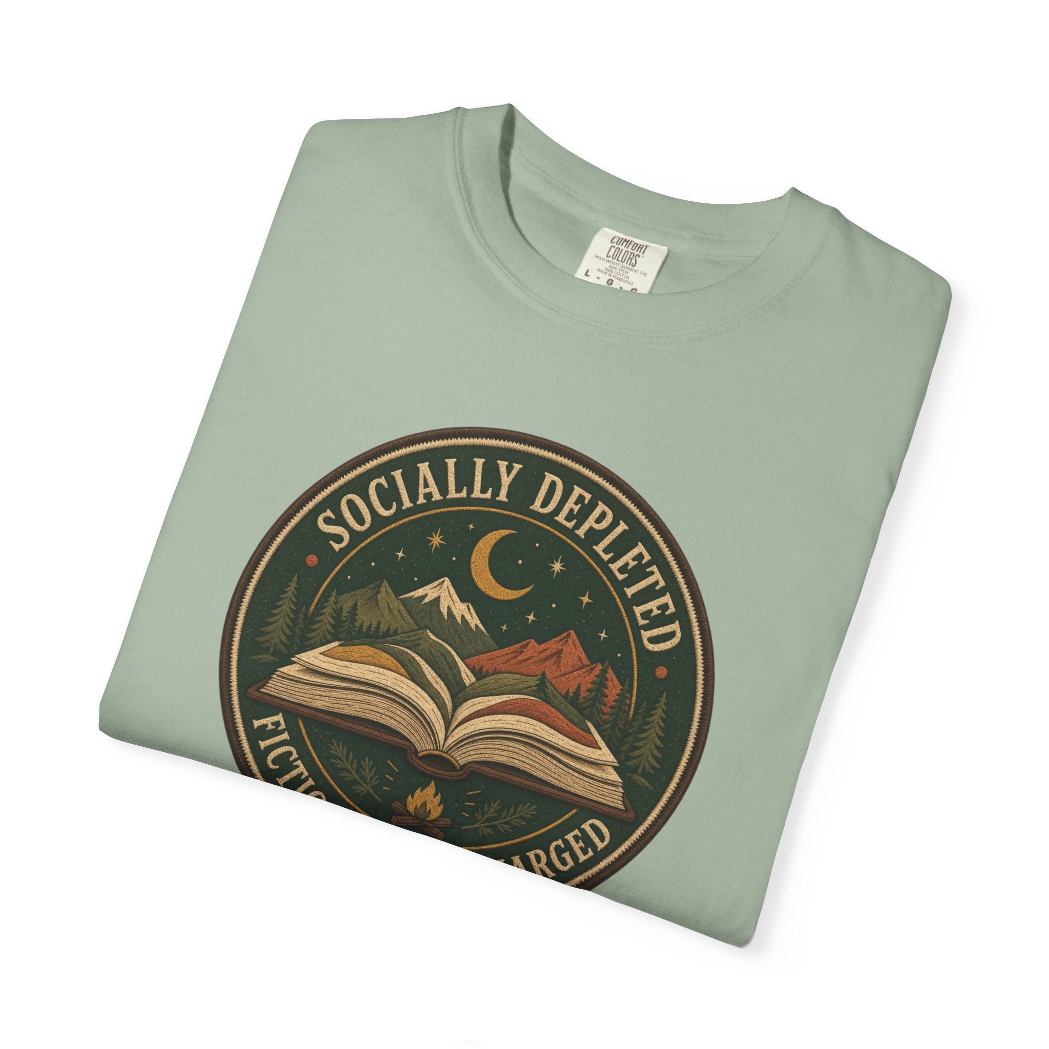 Socially Depleted, Fictionally Recharged T-Shirt