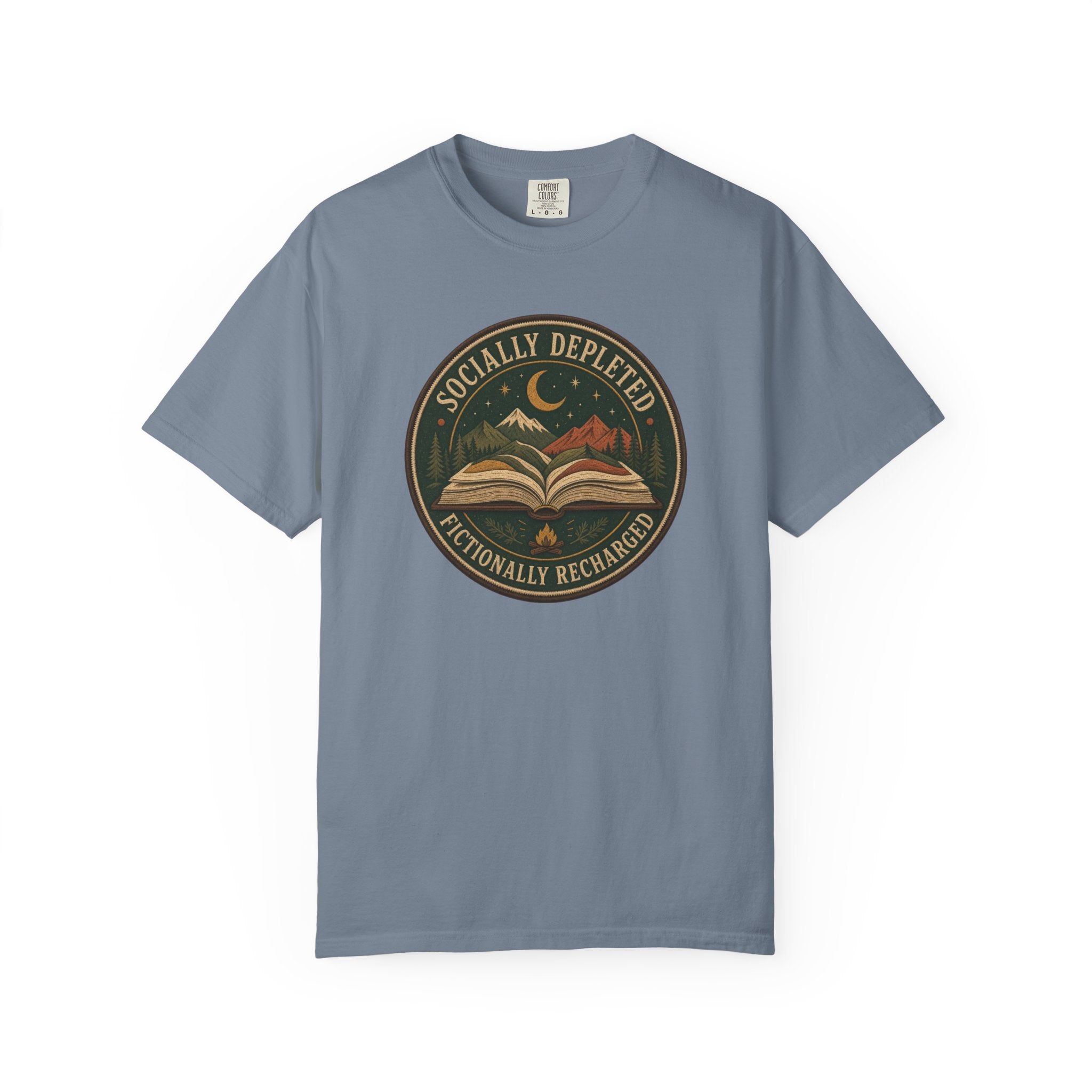 Socially Depleted, Fictionally Recharged T-Shirt