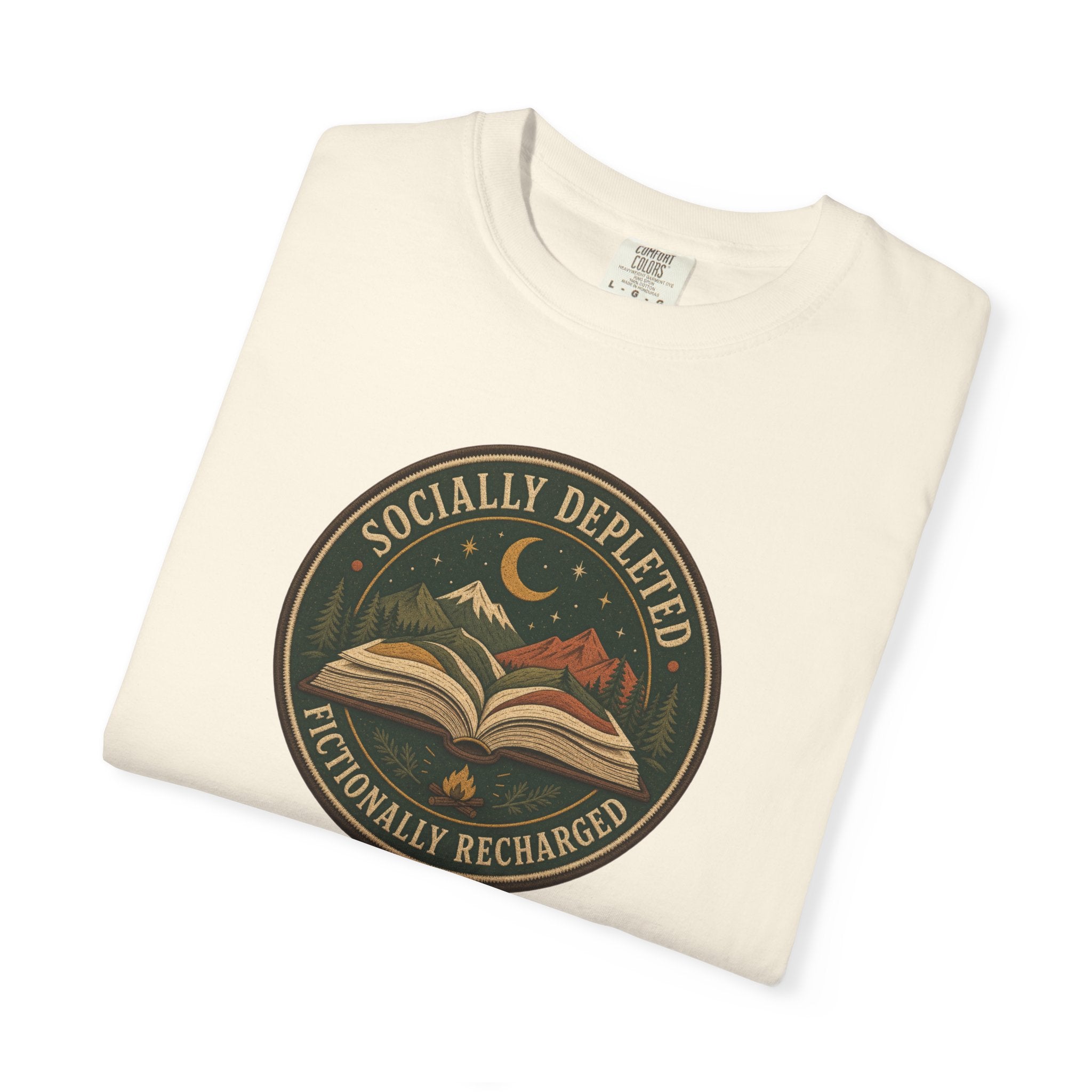 Socially Depleted, Fictionally Recharged T-Shirt