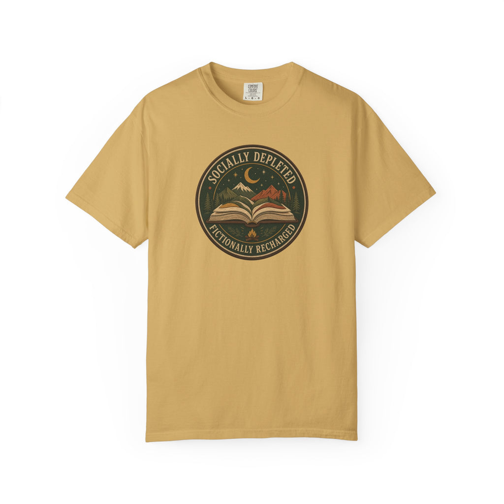 Socially Depleted, Fictionally Recharged T-Shirt