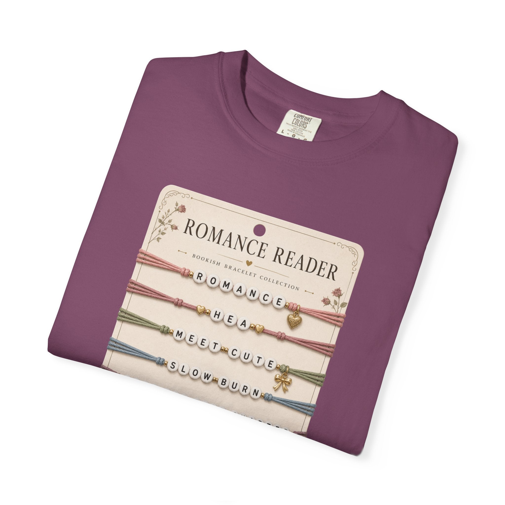 Romance Reader Bracelet Card T-Shirt