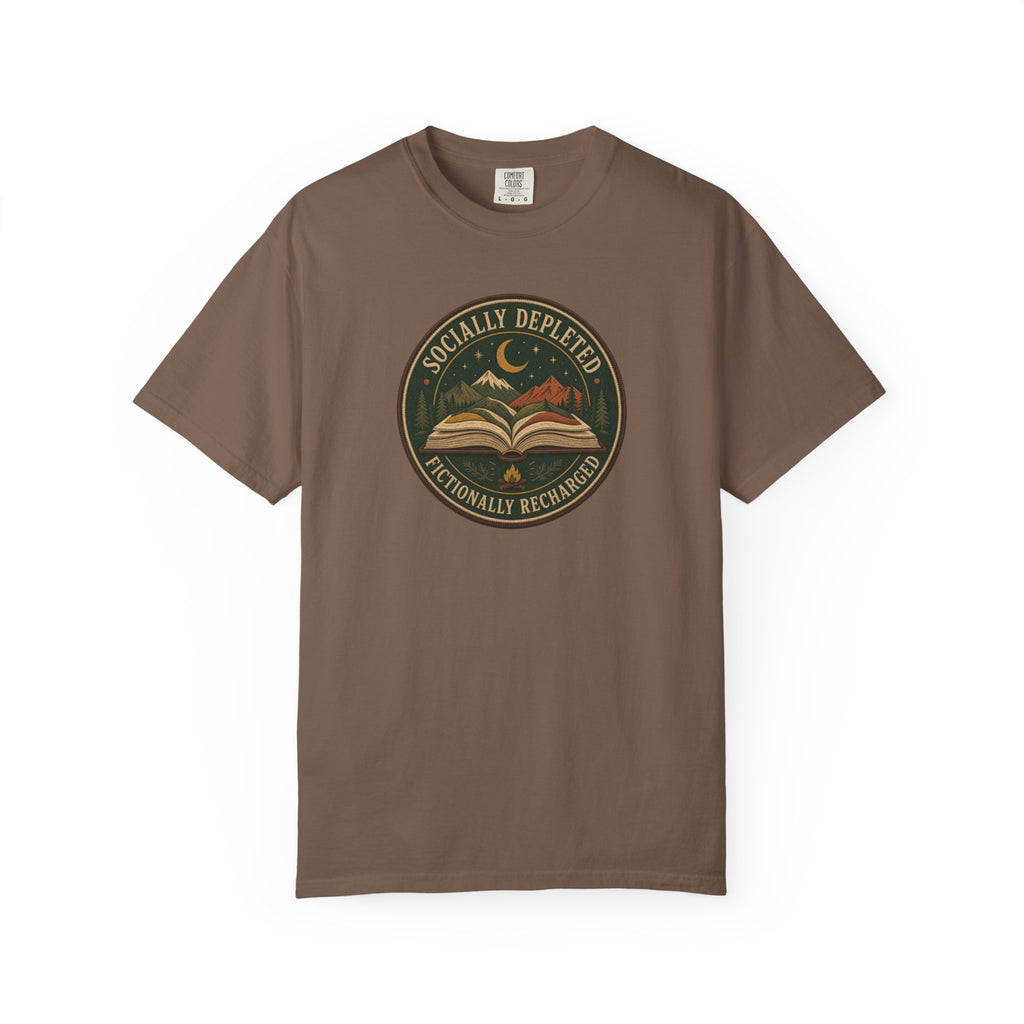 Socially Depleted, Fictionally Recharged T-Shirt