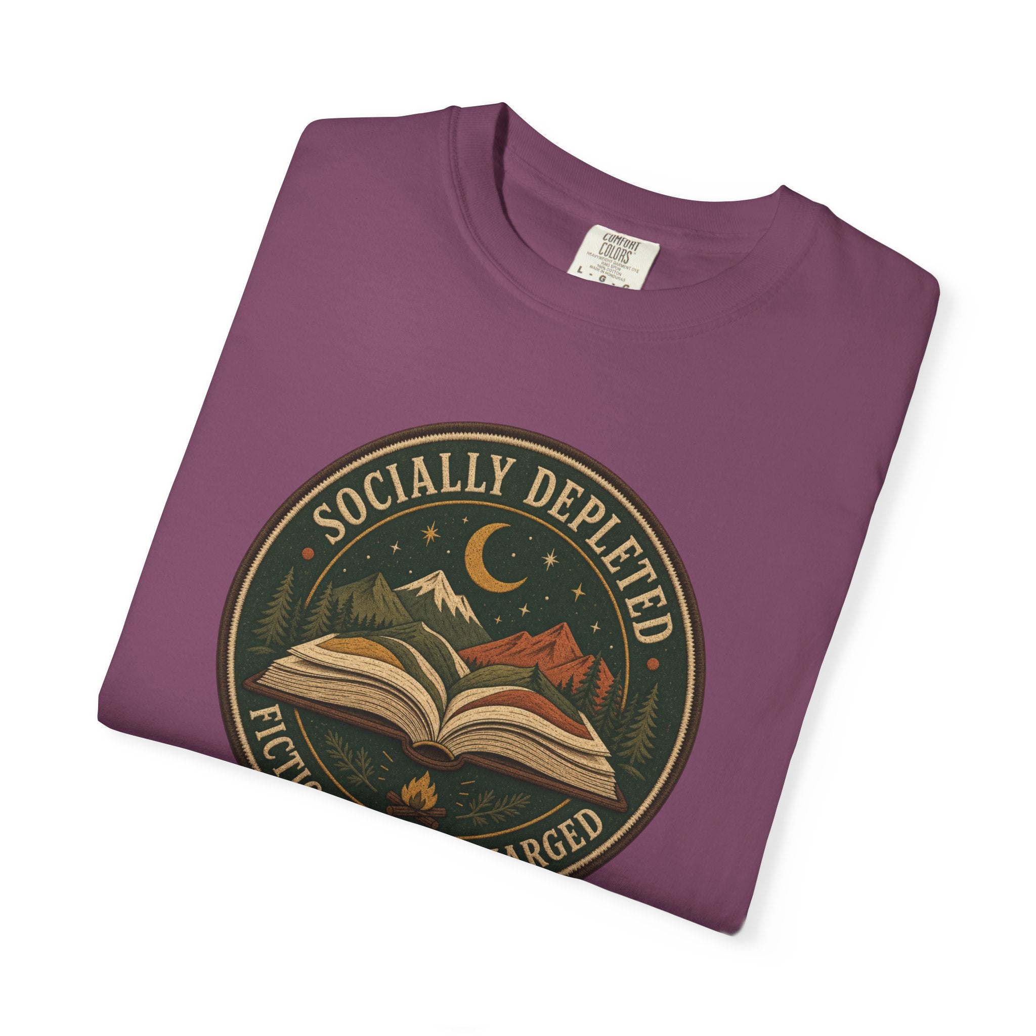 Socially Depleted, Fictionally Recharged T-Shirt