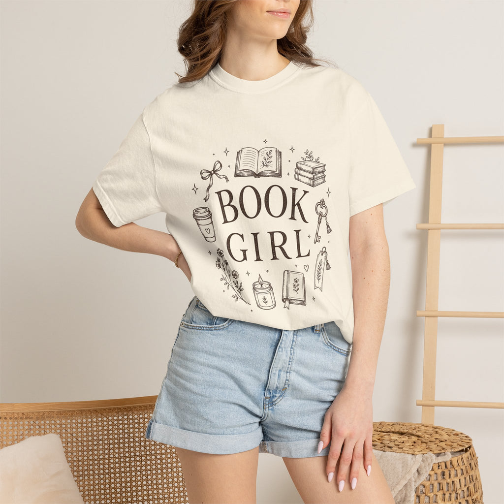 Book Girl Collage T-Shirt