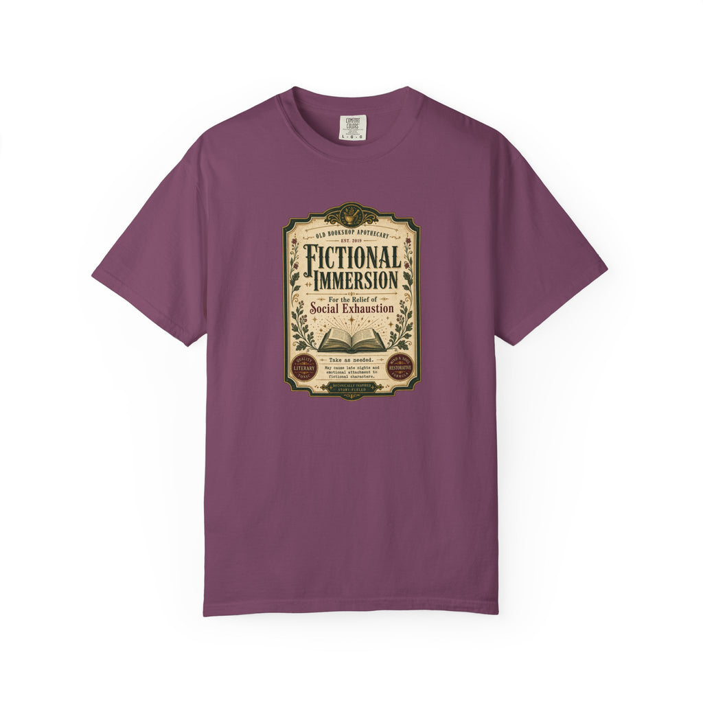 Fictional Immersion Apothecary Label T-Shirt