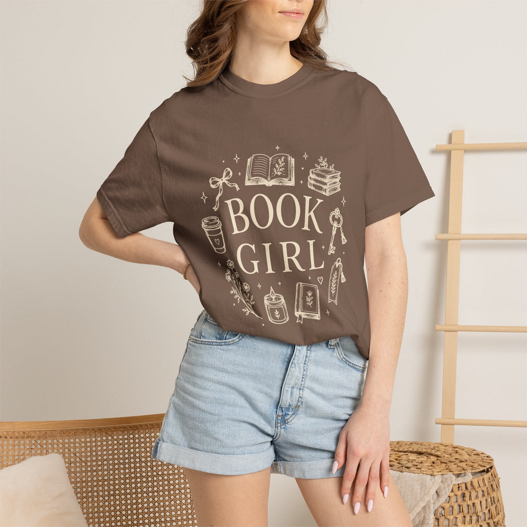 Book Girl Collage T-Shirt