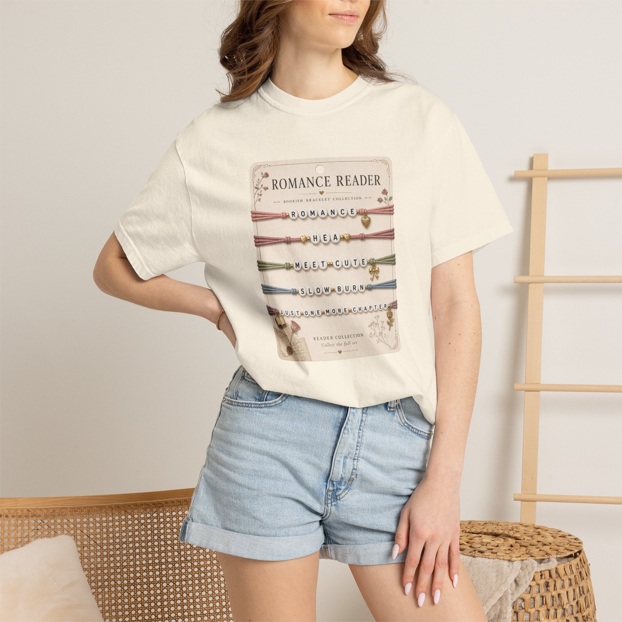 Romance Reader Bracelet Card T-Shirt