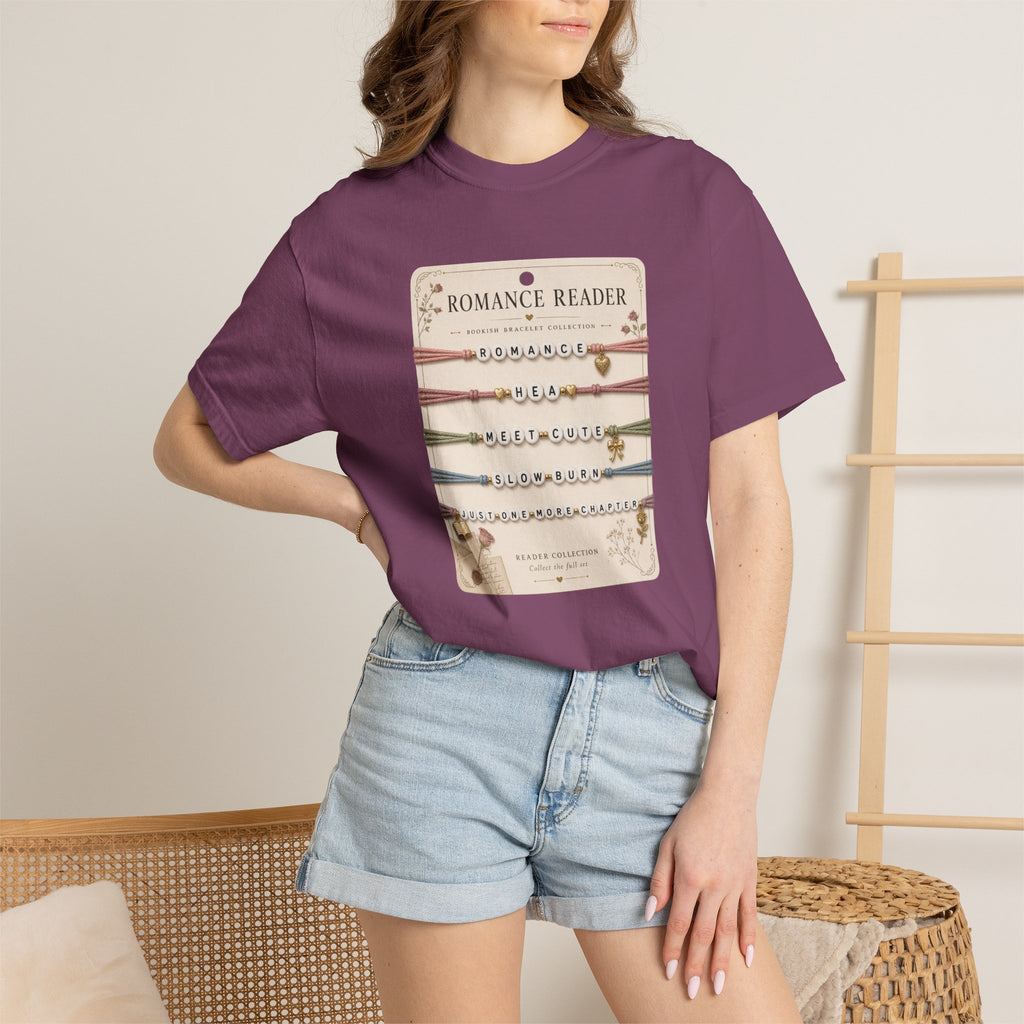 Romance Reader Bracelet Card T-Shirt